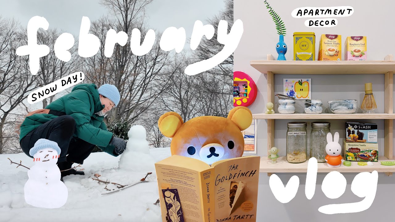 ART VLOG ♡ apartment decor, tips for wholesale, snow day･:*:｡･:*:･ﾟ