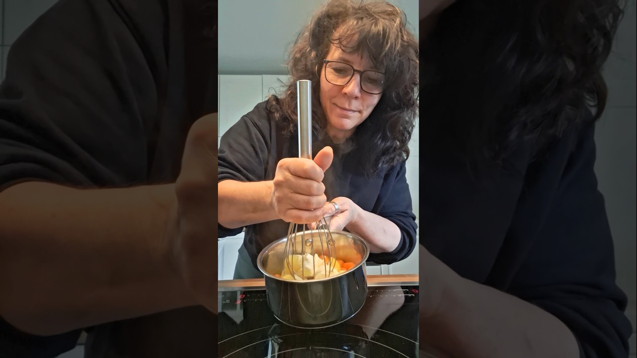 Carlotta isst heute...Kartoffel Karotten P&uuml;ree mit Zucchini Gem&uuml;se #rezept
