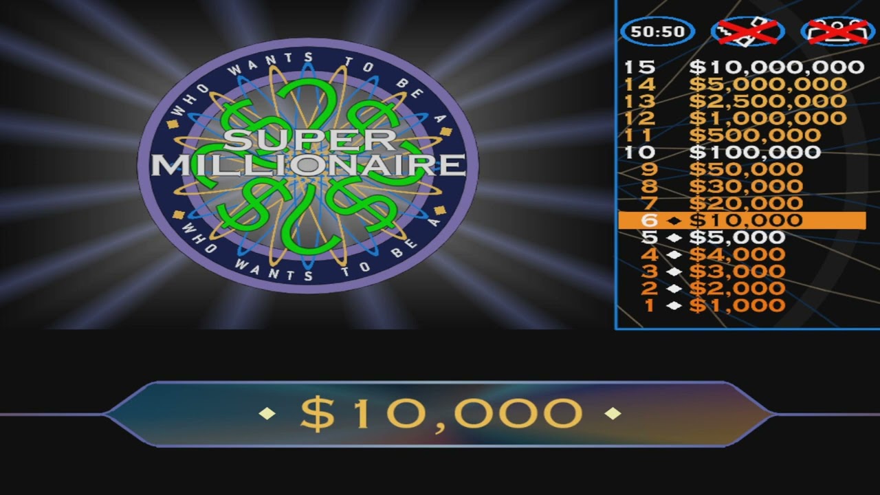 Who Wants to Be A Super Millionaire? - Full Game (with Rave Music)