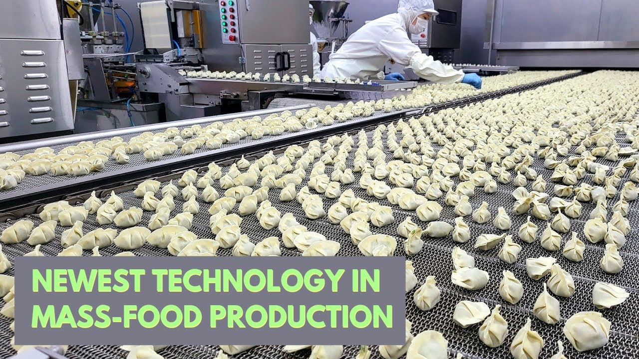 Modern food processing Technology with cool automatic Machines Gulfood Dubai #food