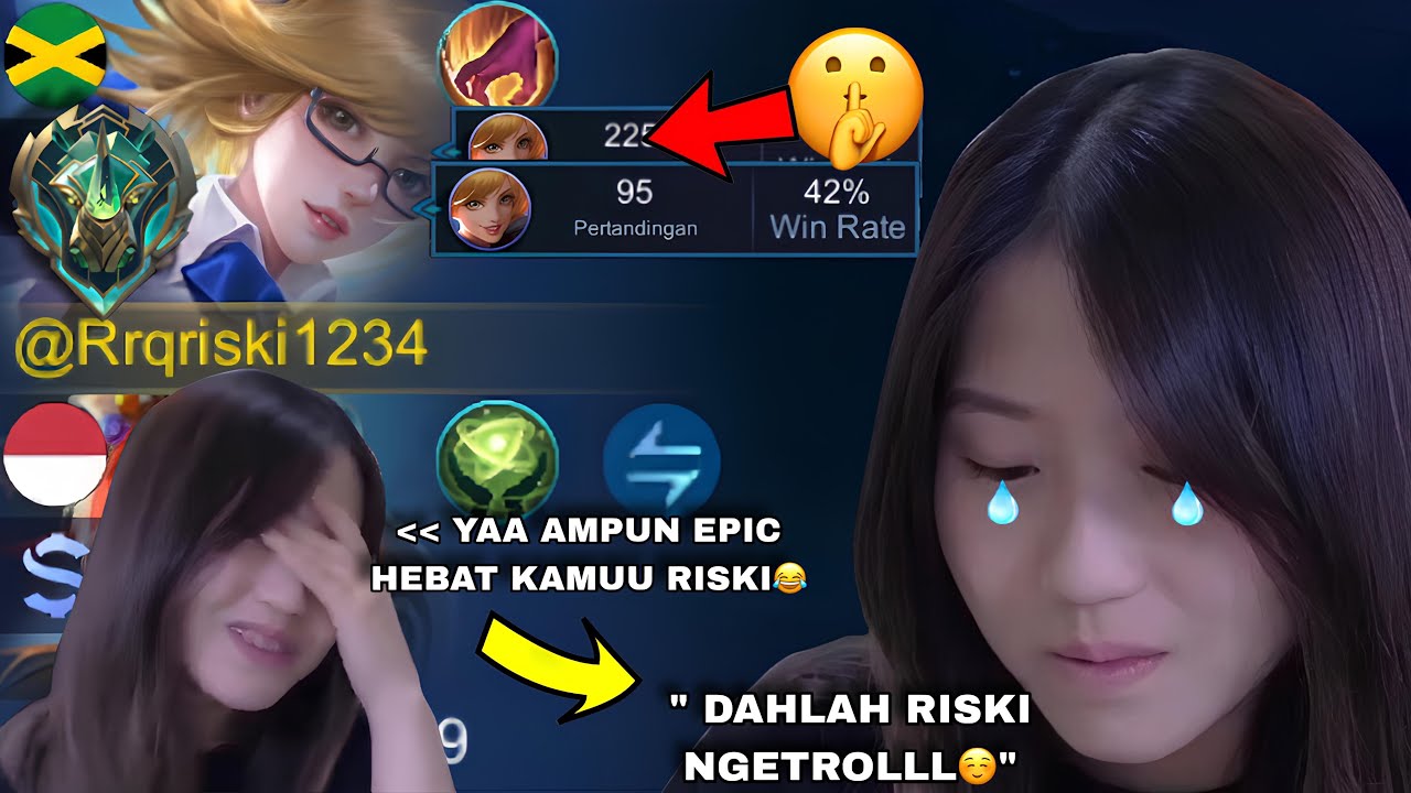 Prank Streamer Pakai Akun Kecil(part7)!! ASH Sampe Kesel Ketemu Player EPIC…😡 (aku troll🤣)