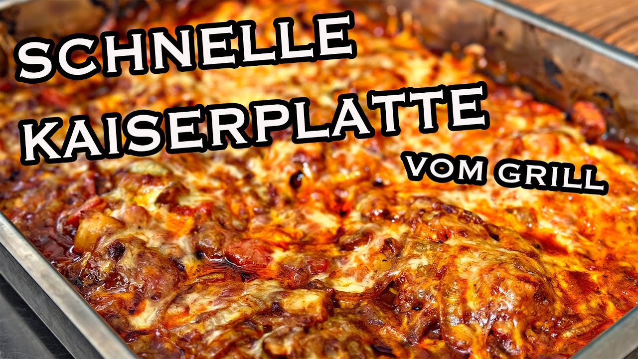 Schnelle Kaiserplatte vom Grill - Frikkos richtig geil  | The BBQ BEAR