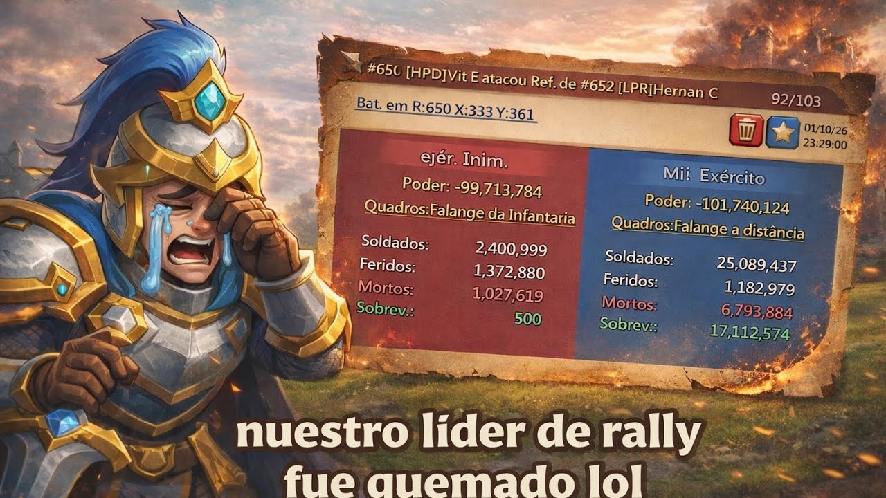 Lords Mobile KVK | Quemaron a Nuestro Líder de Rally 😂🔥