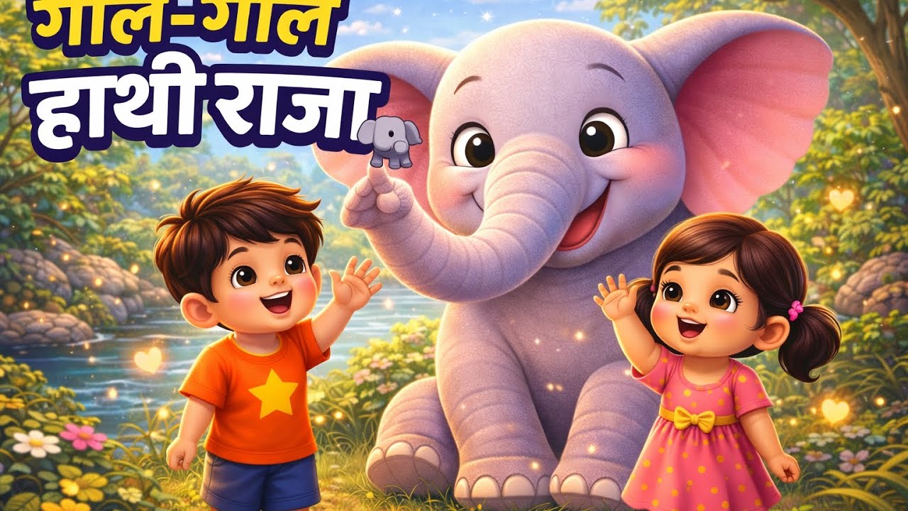 Hathi Raja  #rhymes #cute #childrensongs #cartoon 