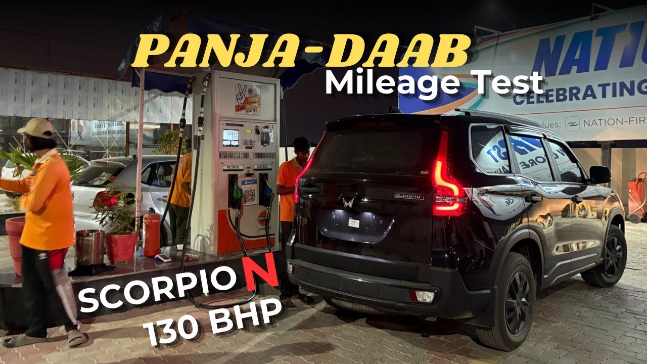 रगड़ के चला लो , तब भी मज़े हैं😂🔥- SCORPIO N Z2 130 BHP MILEAGE TEST 🔥|| SCORPIO N Z2 DIESEL REVIEW