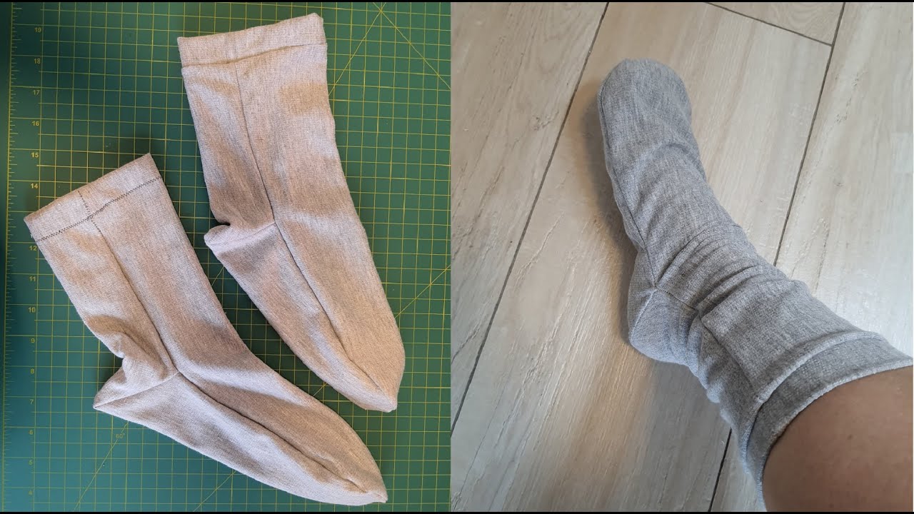 Diy - como fazer meia cano médio - aula 268