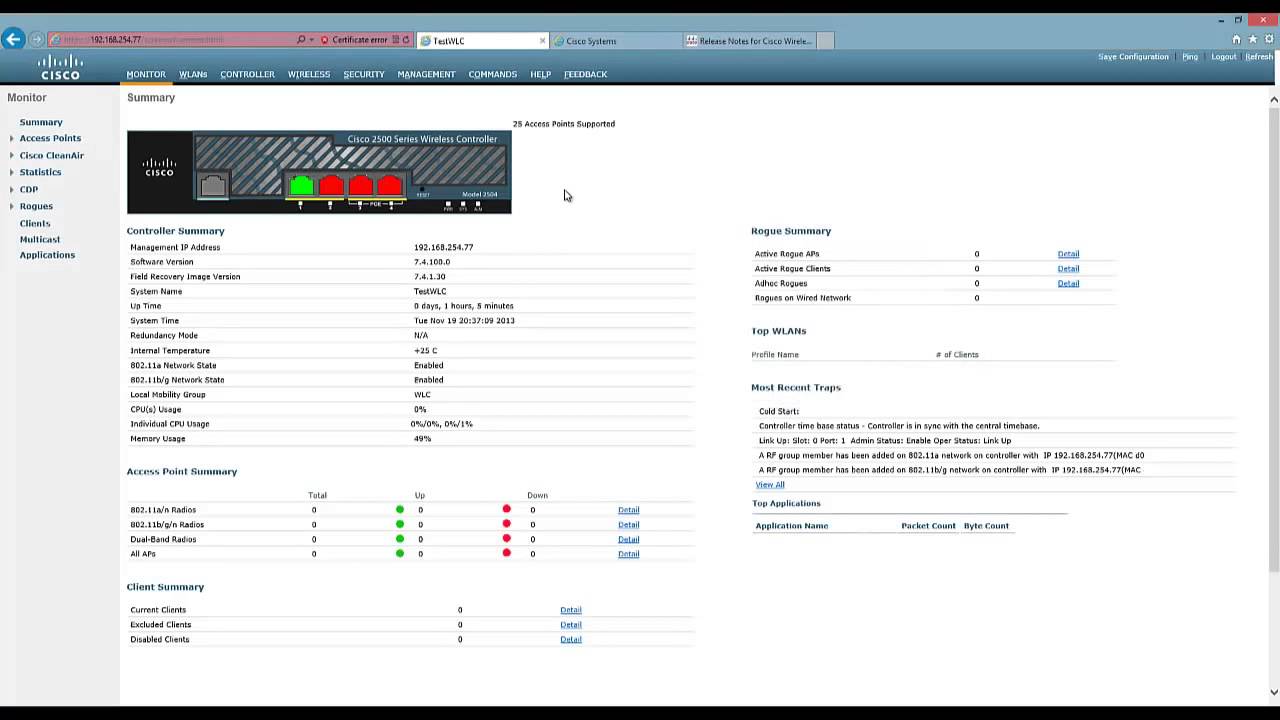 Cisco WLC   Upgrading software