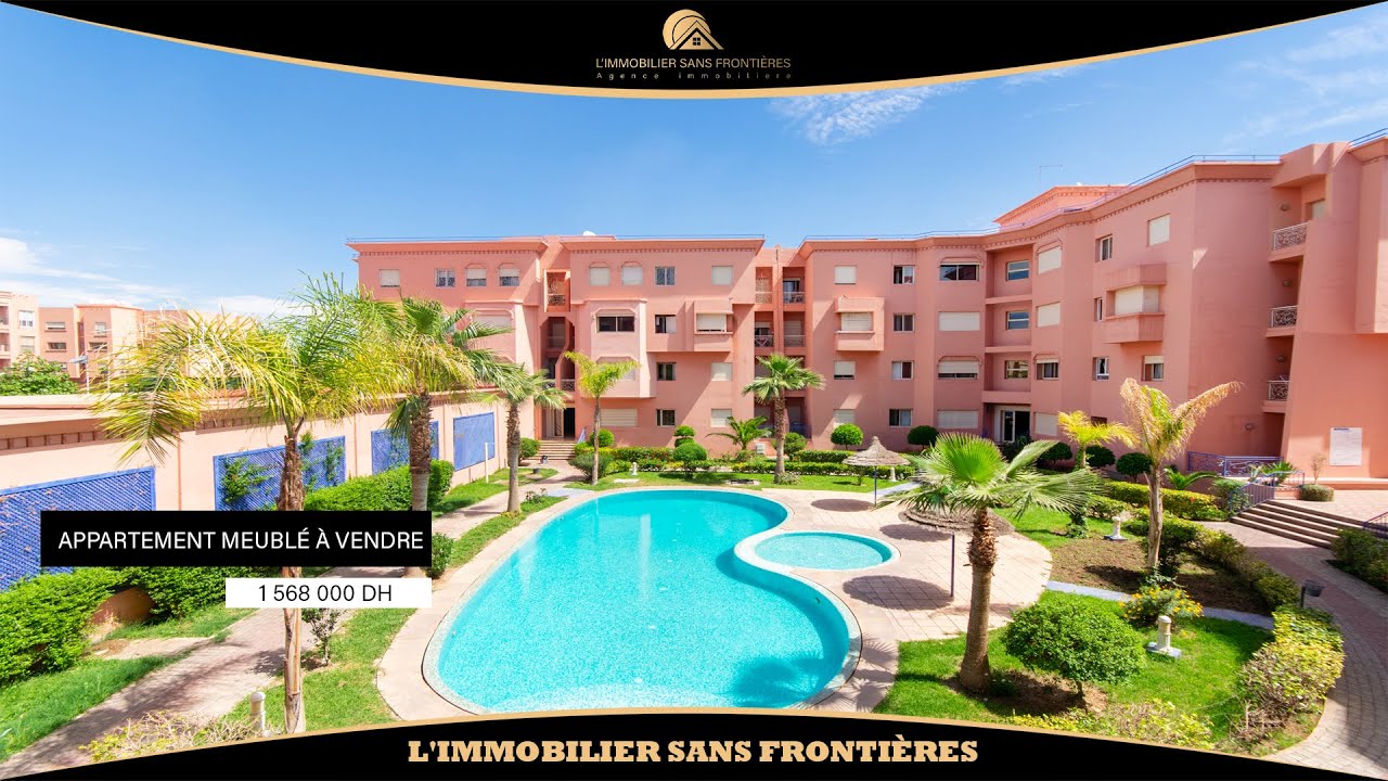 Appartement Meublé de 96 m² à Vendre – Route de Casablanca Marrakech