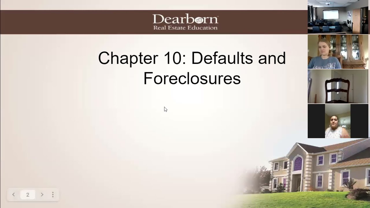 Real Estate Finance - Chapter 10 Lecture
