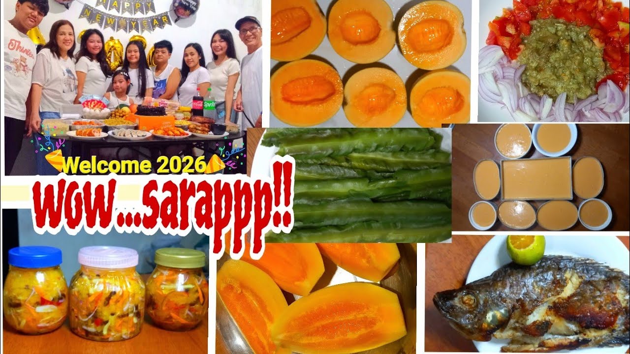 Enseladang talong,sigarilyas,gelatin,atcharang papaya,..at iba!Lahat masarap!