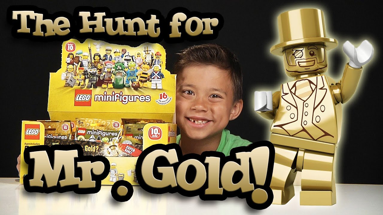 The Hunt for MR. GOLD! EvanTubeHD LEGO Series 10 Minifigure Unboxing - PART 1