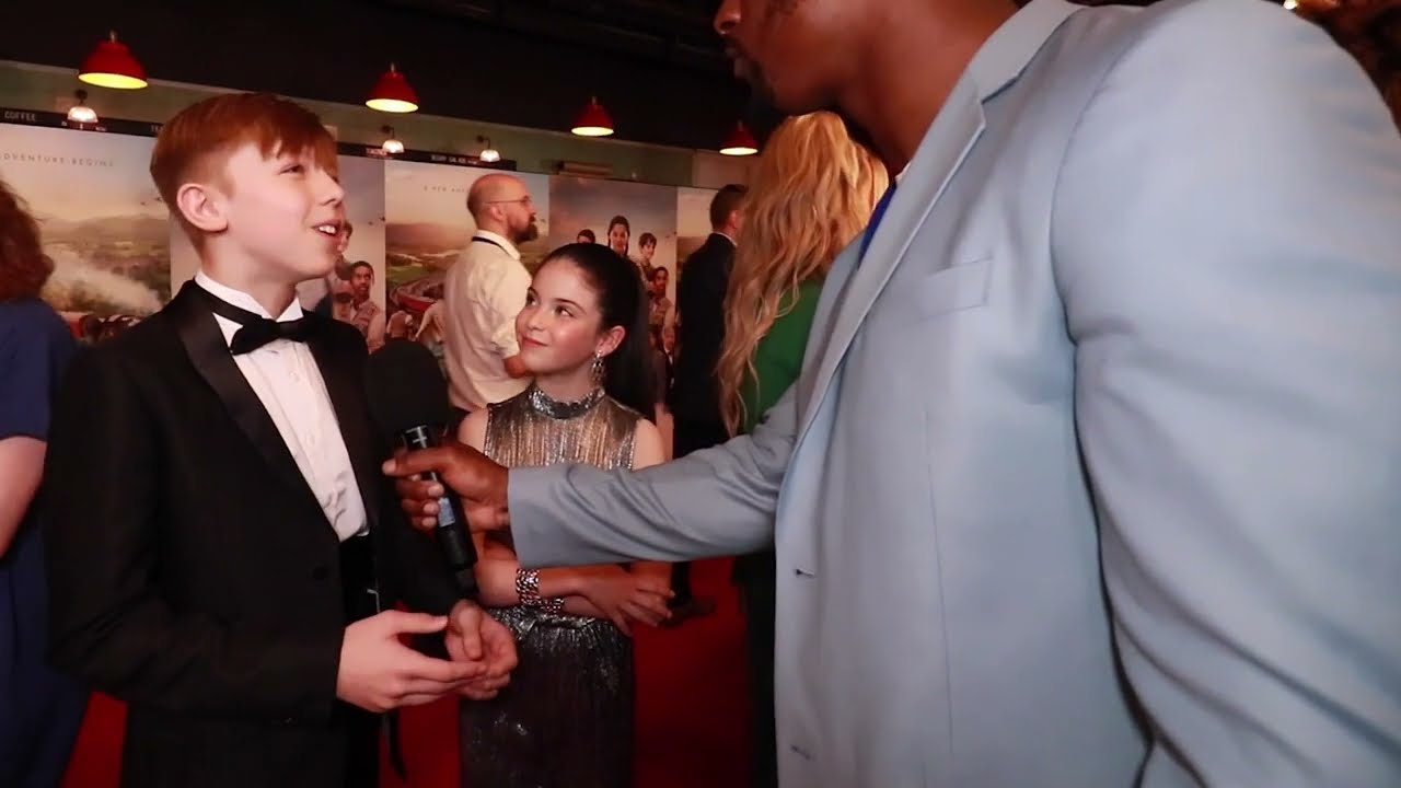 Austin Haynes and Eden Hamilton talk about their role at The Railway Children Return Gala Screening