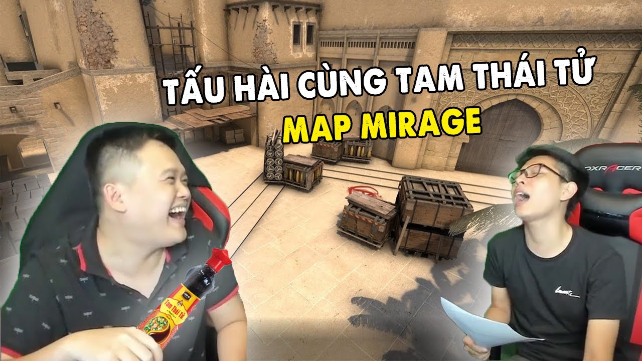 [Full Match] Bomman, Kajima và Tam Thái Tử map Mirage