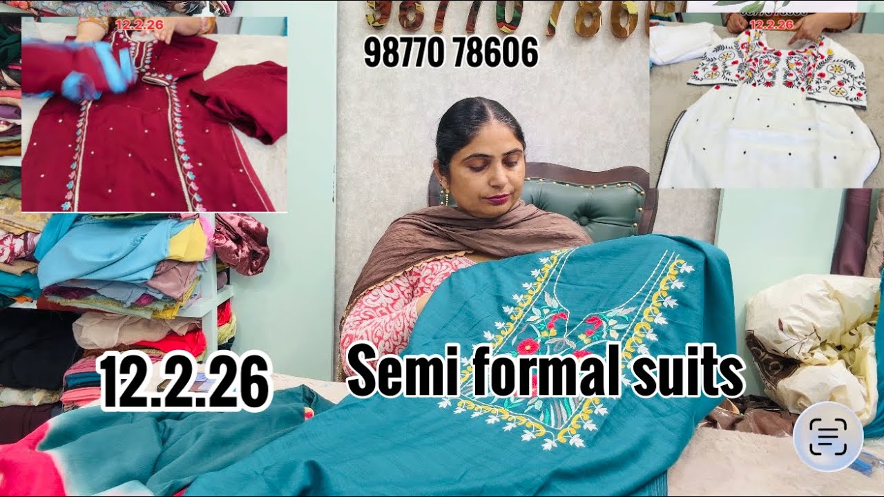 ਸਿੰਗਲ ਟਾਂਕੇ ਦੇ ਸਪੈਸ਼ਲ ਡਿਜ਼ਾਈਨ // Machine embroidery 🧵 design punjabi suits 
