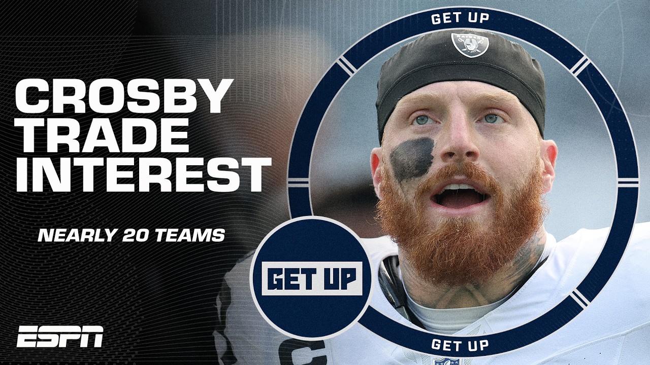 Nearly 20 NFL teams have interest in trading for Maxx Crosby 😮 | Get Up