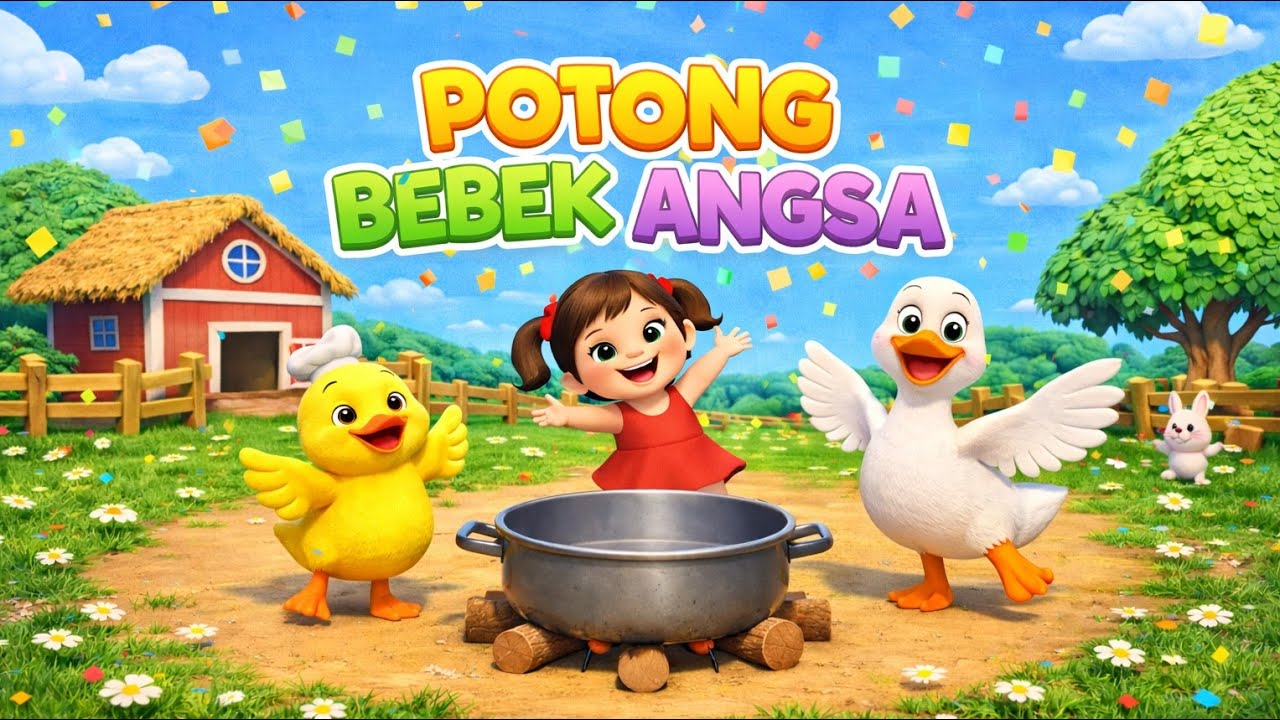 POTONG BEBEK ANGSA | Lagu Anak Anak | Lagu Anak Indonesia | Belajar Sambil Bernyanyi