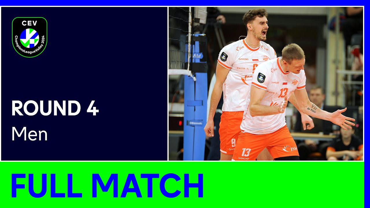 Full Match | JASTRZEBSKI Węgiel vs. Jihostroj ČESKÉ BUDĚJOVICE | CEV Champions League Volley 2024