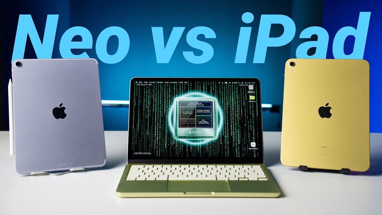 MacBook Neo против iPad 11 и iPad Air: не тратьте деньги зря