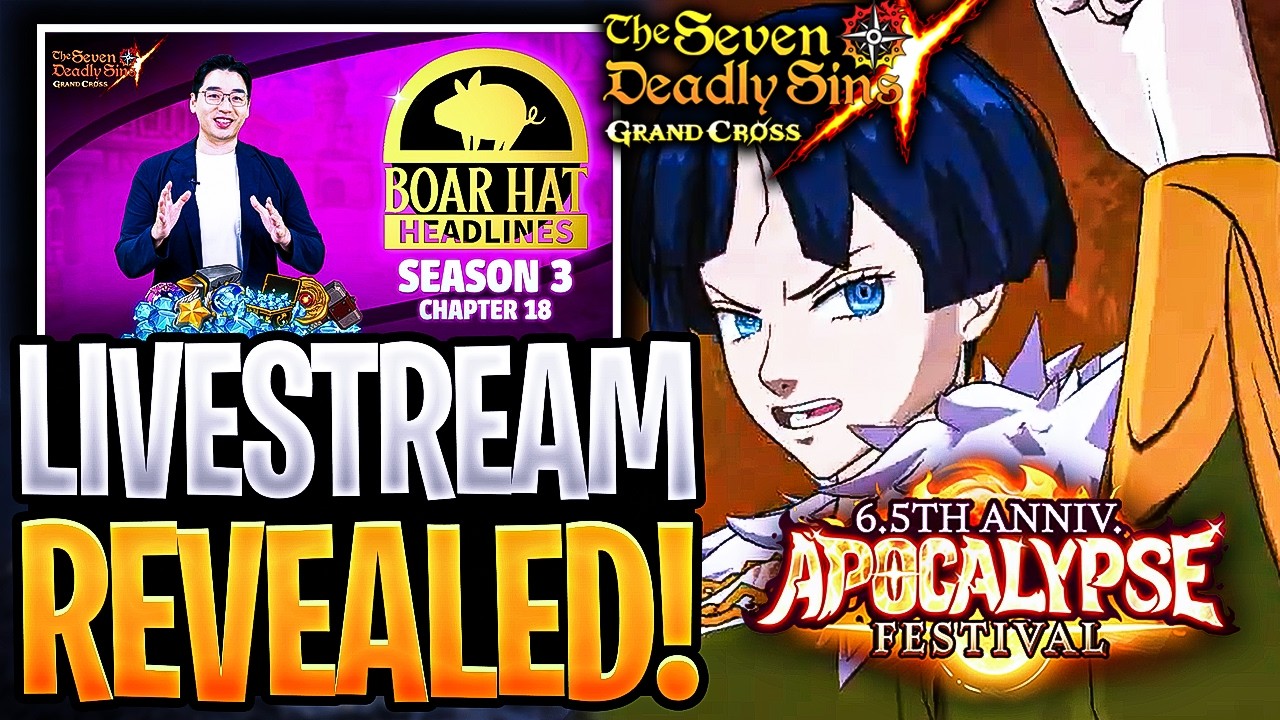 АНОНСИРОВАН НОВЫЙ ГЛОБАЛЬНЫЙ СТРИМ К 6.5-ЛЕТИЮ! | Seven Deadly Sins: Grand Cross