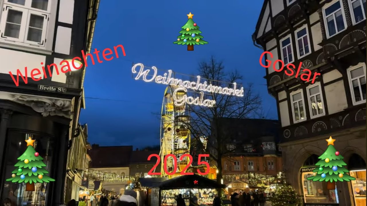 Weihnachtsmarkt 🎄| in Goslar 2025
