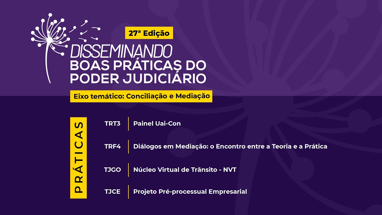 Disseminando Boas Práticas do Poder Judiciário - 27.ª Edição