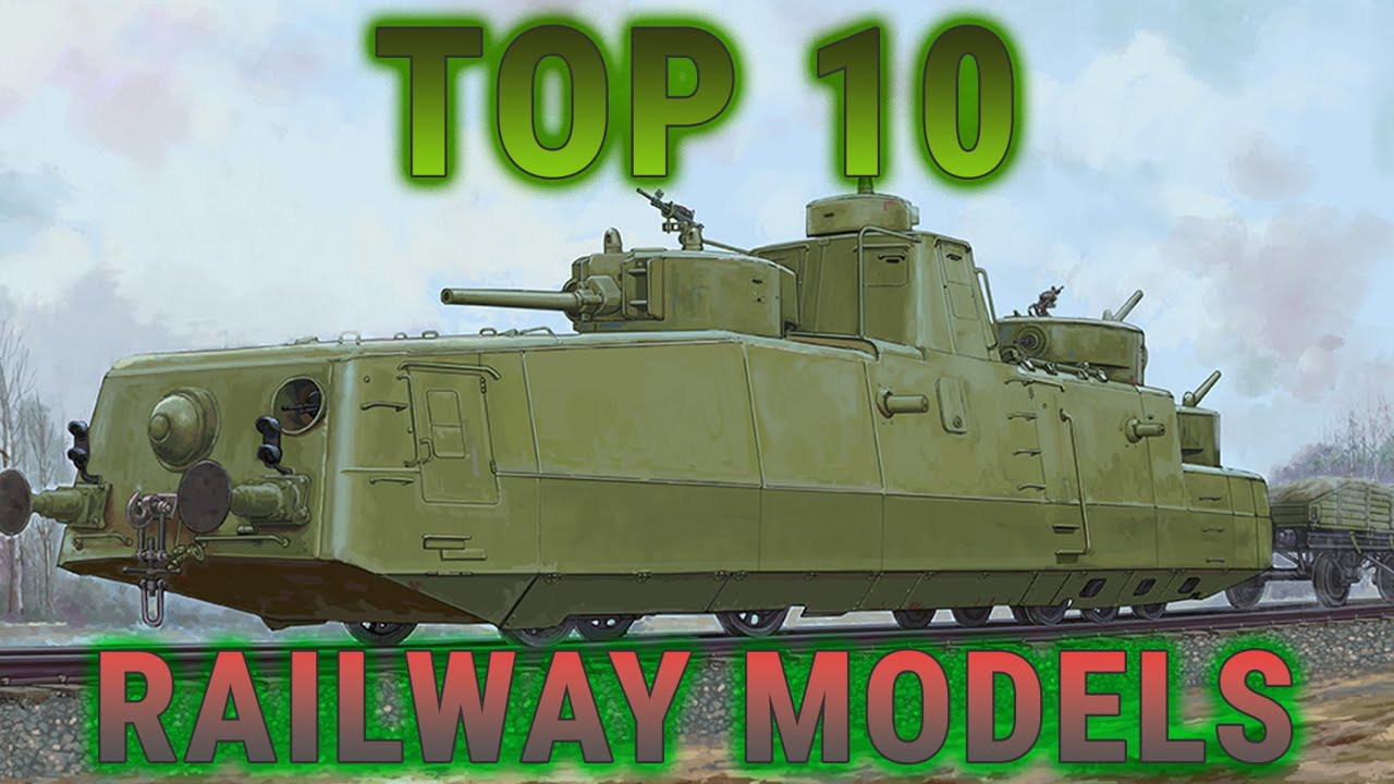 TOP 10 Railway Model Kits – Locomotives, Armored Trains & More!