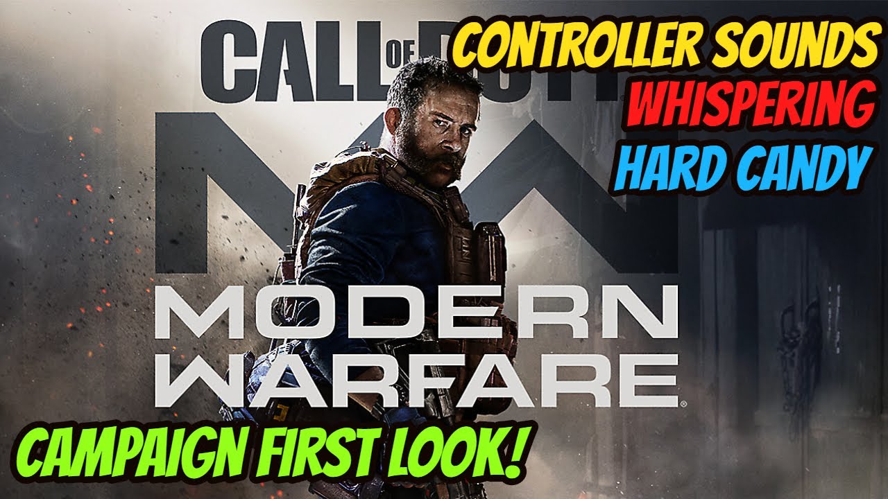 ASMR Gaming: Call of Duty Modern Warfare | Eating Hard Candy & Whispering - First Look at Campaign!