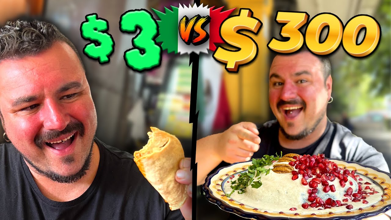 Menú de 3$ Vs. Menú de 300$ ¿Merece la pena?