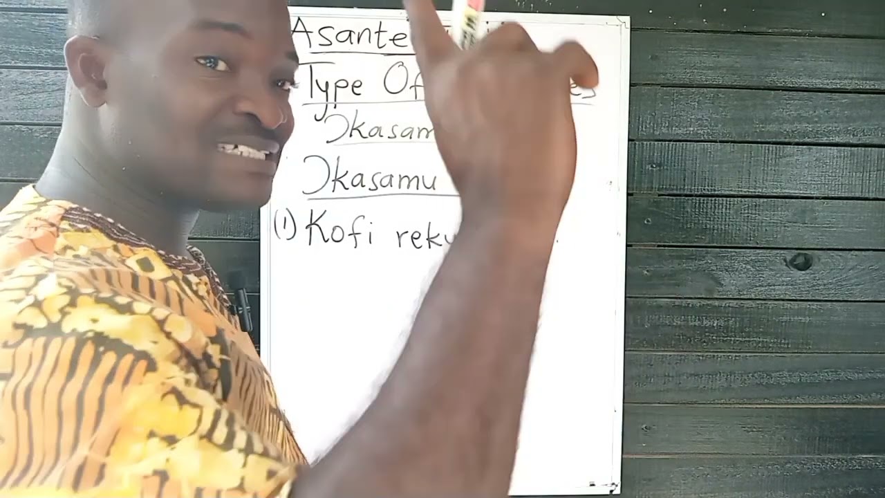 Celebrity Teacher Will Explain To You What A Sentence In Asante Twi Is