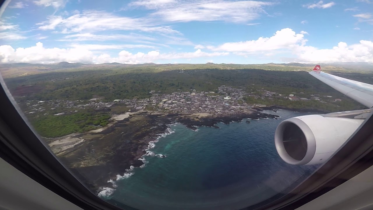 A330 Comoros, Moroni , Prince Said Ibrahim International Airport Landing ( Turkish Airlines )