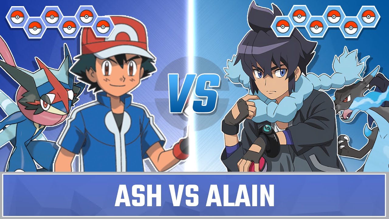 Kalos League - Final: Ash vs Alain