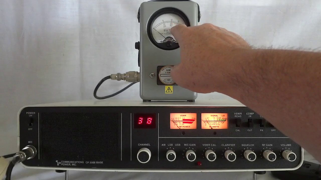 CPI CP 2000, 40-канальная винтажная CB-радиостанция с боковой полосой, сделано в США
