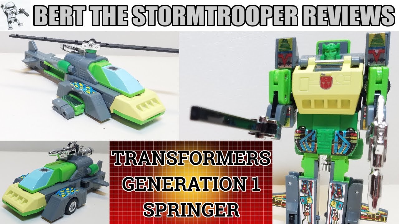 Обзор Transformers G1 (KO / переиздание) SPRINGER! Обзоры Bert the Stormtrooper!