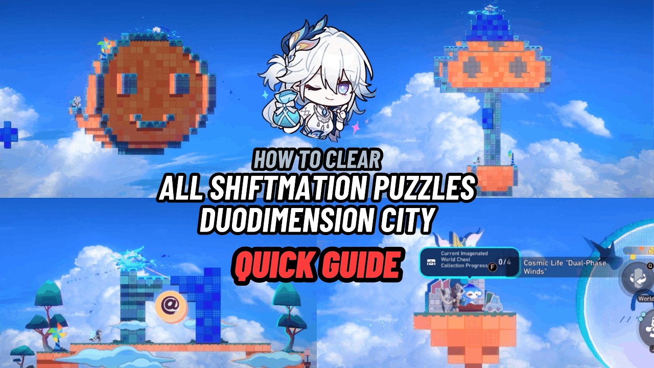 All Shiftmation Puzzles &ndash; Quick Guide | Duomension City | Planarcadia | Honkai: Star Rail 4.0