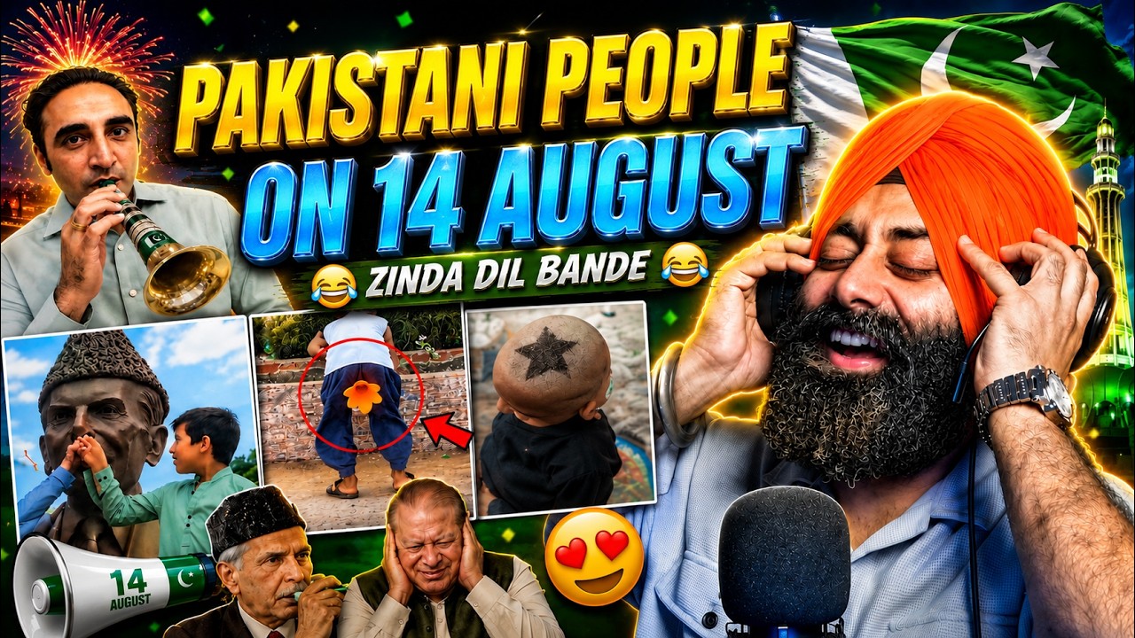 14 August Funny Videos 😂 | Pakistani People on Independence Day 🇵🇰 | PRTV Ft. Sanmeet Singh
