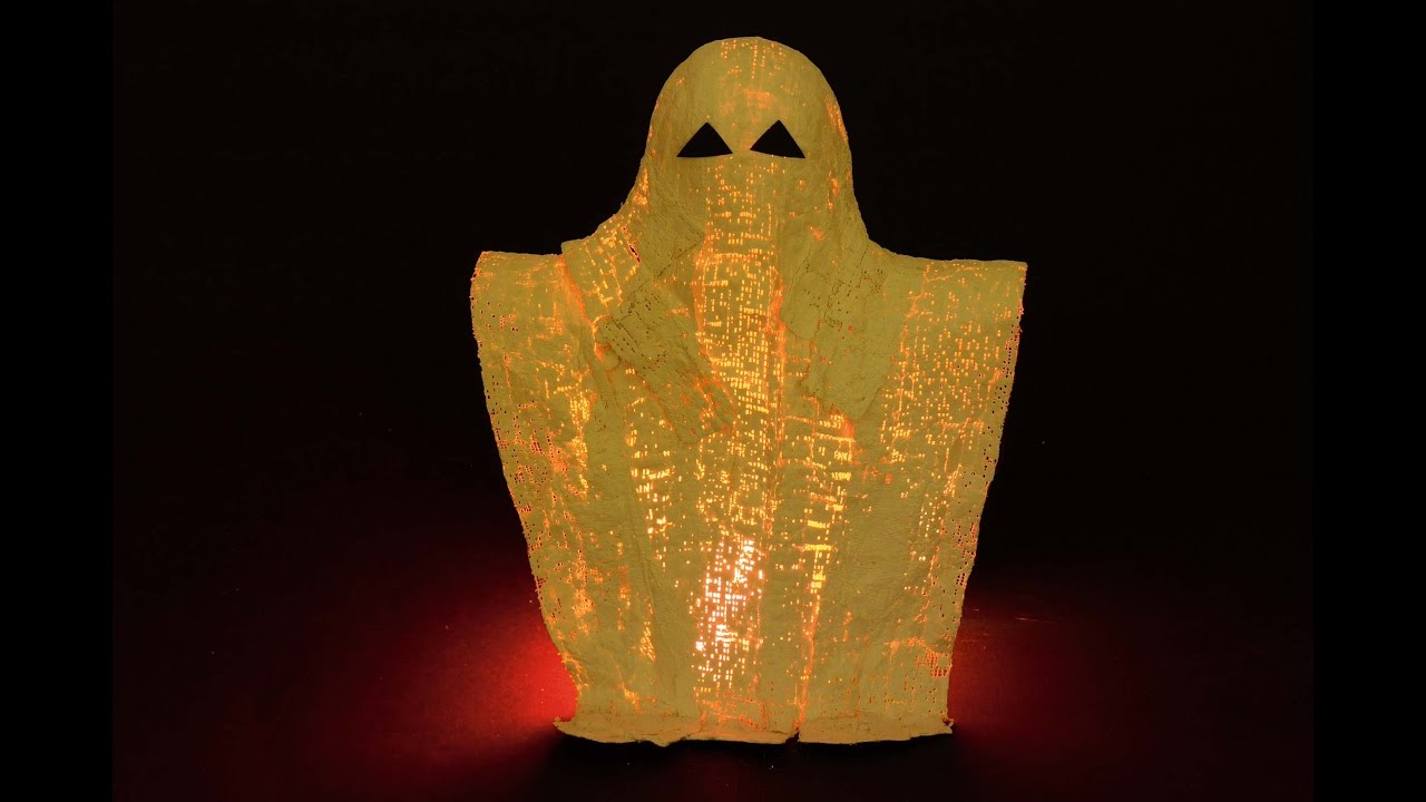 Halloween Gespenst aus Gips