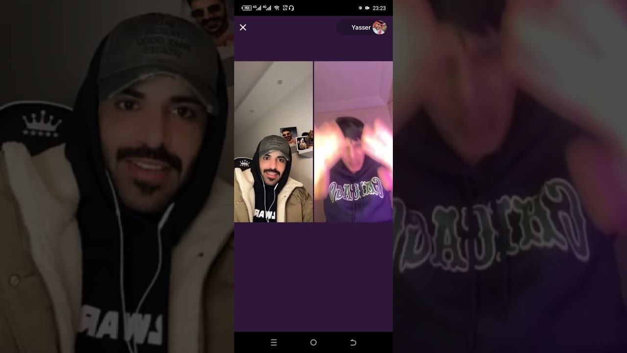 لايف ياسر وشماشم😍😍😍(2)