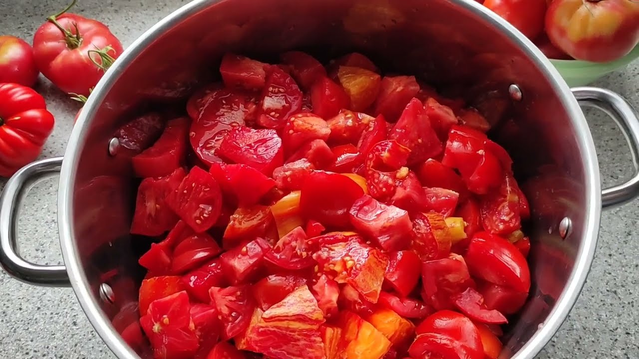 🍅Tomaten Soße🍅 Basis/Grund Rezept/Tomaten Soße für Vorrat selber kochen