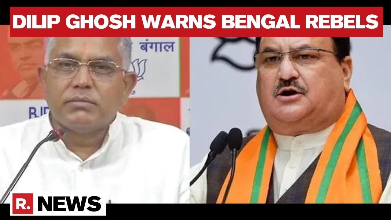 WB BJP Chief Dilip Ghosh Summoned by JP Nadda in Delhi; Refutes Discontent in Party | Republic TV