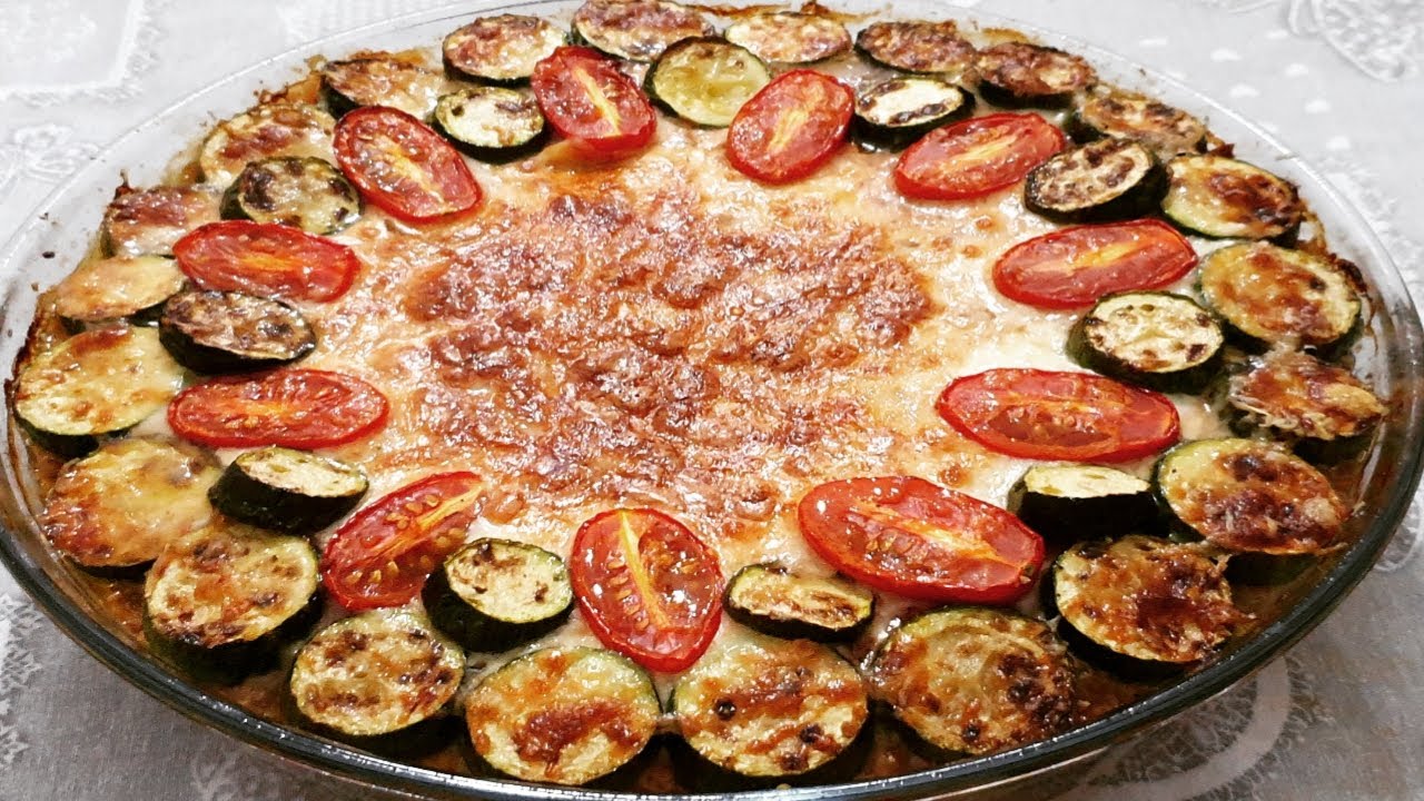 وجبة عشاء سهلة وسريعة متشبعوش منها لاتفوتكم حضريها بمكونات جدا بسيطة صينية الخضروات Cena veloce