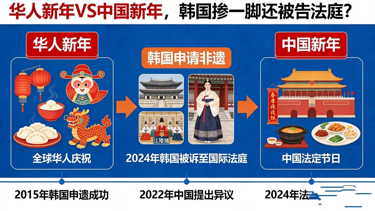 大马华人有多少知道？《华人新年VS中国新年，韩国掺一脚还被告法庭？脱口秀版大吐槽》