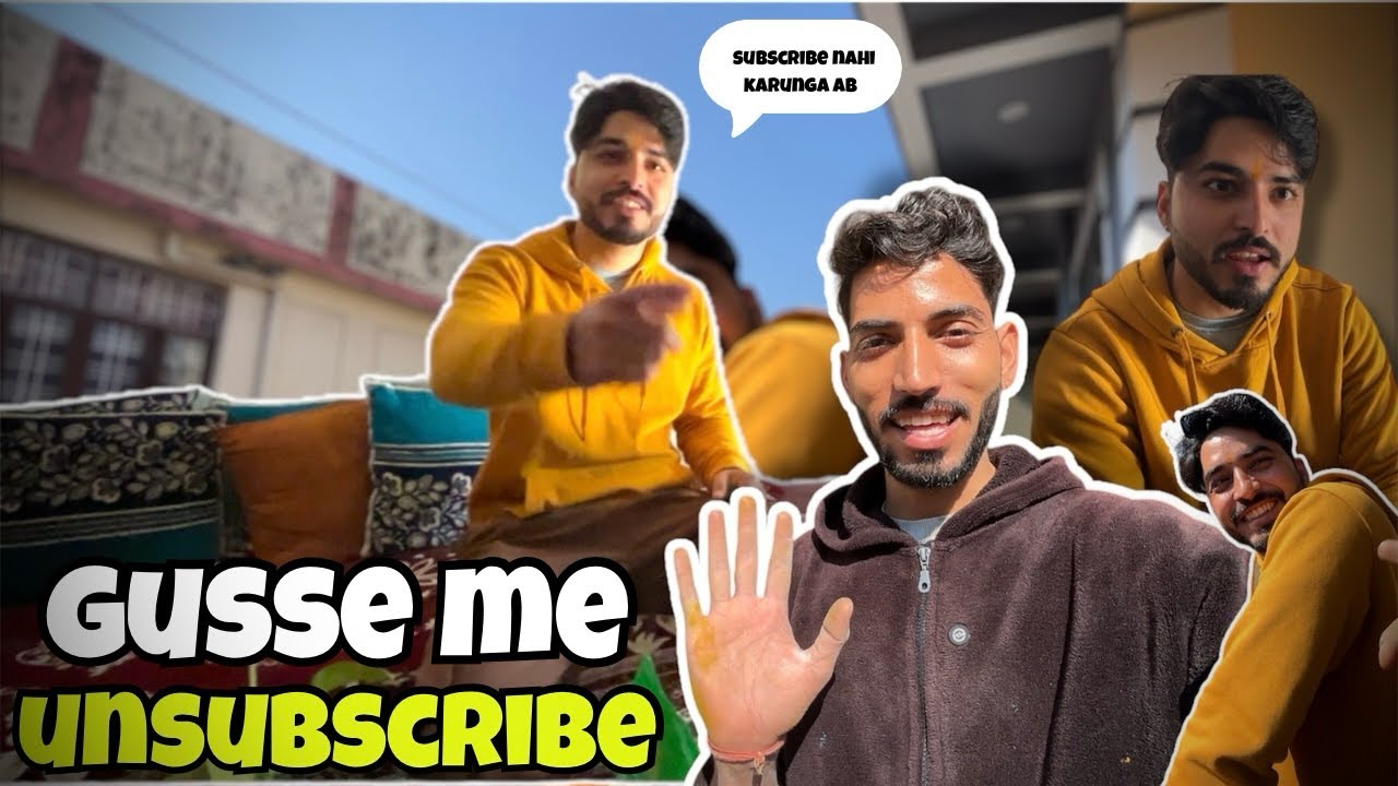 Bhai Ne Kar Diya Unsubscribe 😱 | Gusse Me Kya Kar Diya 😂