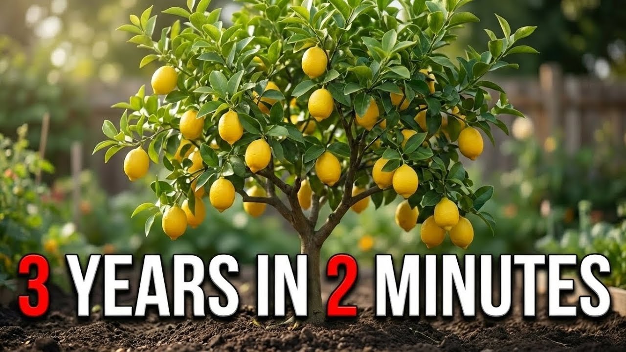 I Grew a Lemon Tree in 3 Years | 2 Minute Time Lapse
