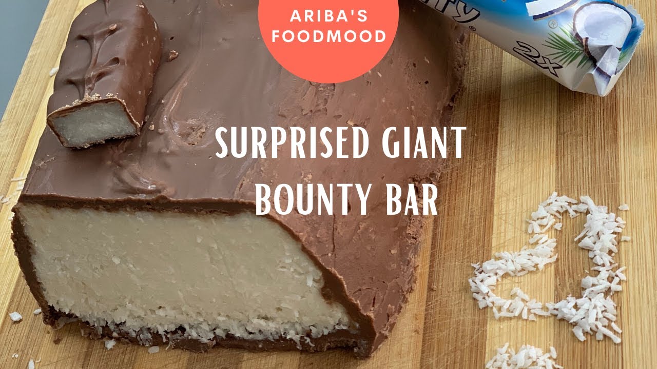 How To Make SURPRISED GIANT BOUNTY BAR