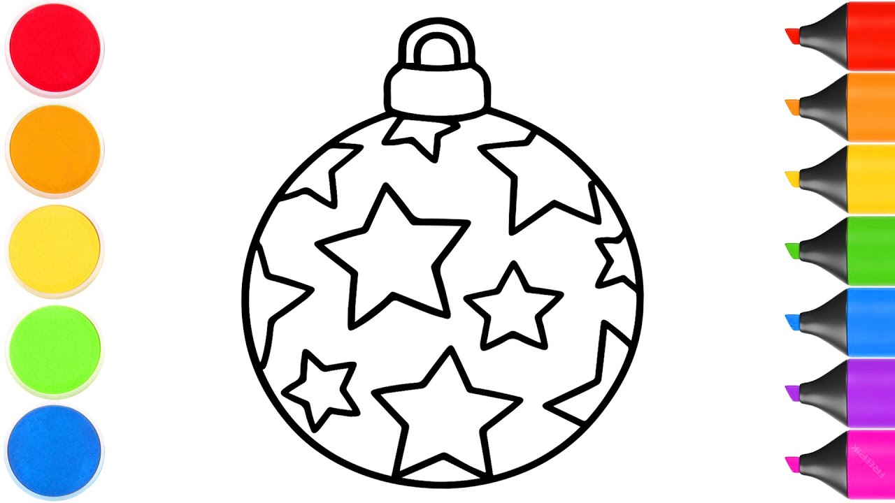 Drawing and Coloring a Ball | Easy Step by Step