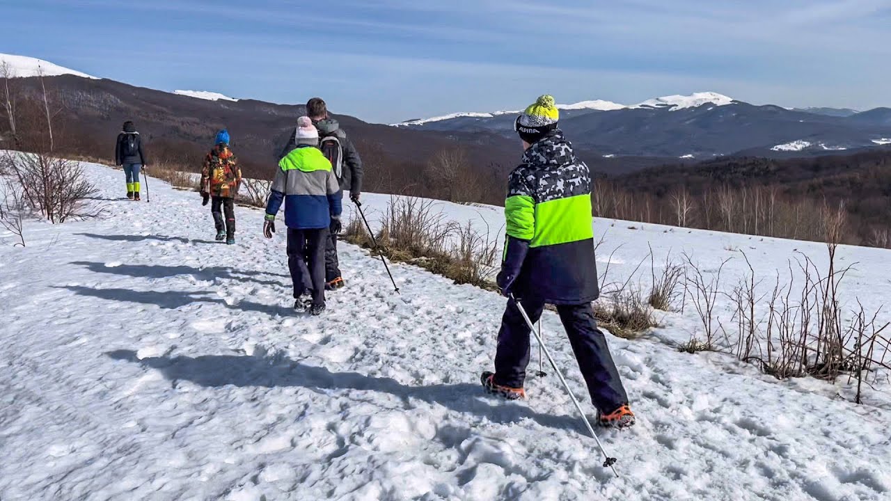 Bieszczady zimą - Mała i Wielka Rawka