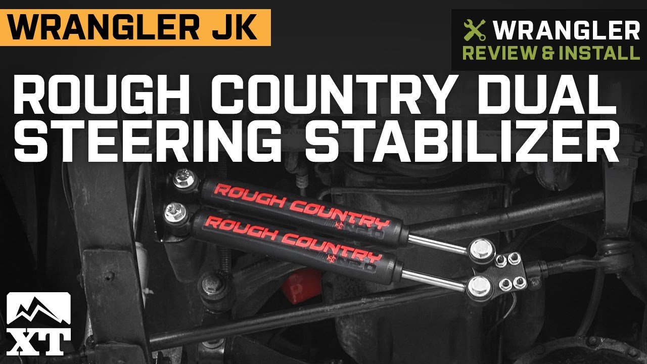 Jeep Wrangler YJ Rough Country Dual Steering Stabilizer (1987-1995) Review & Install