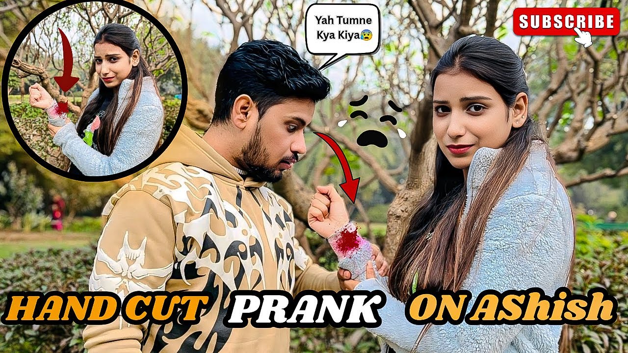 Hand Cut prank on Ashish 💔🥺|| Khushi Ne Aisa Kyu kiya 💔😭|| Prank Gone Wrong 