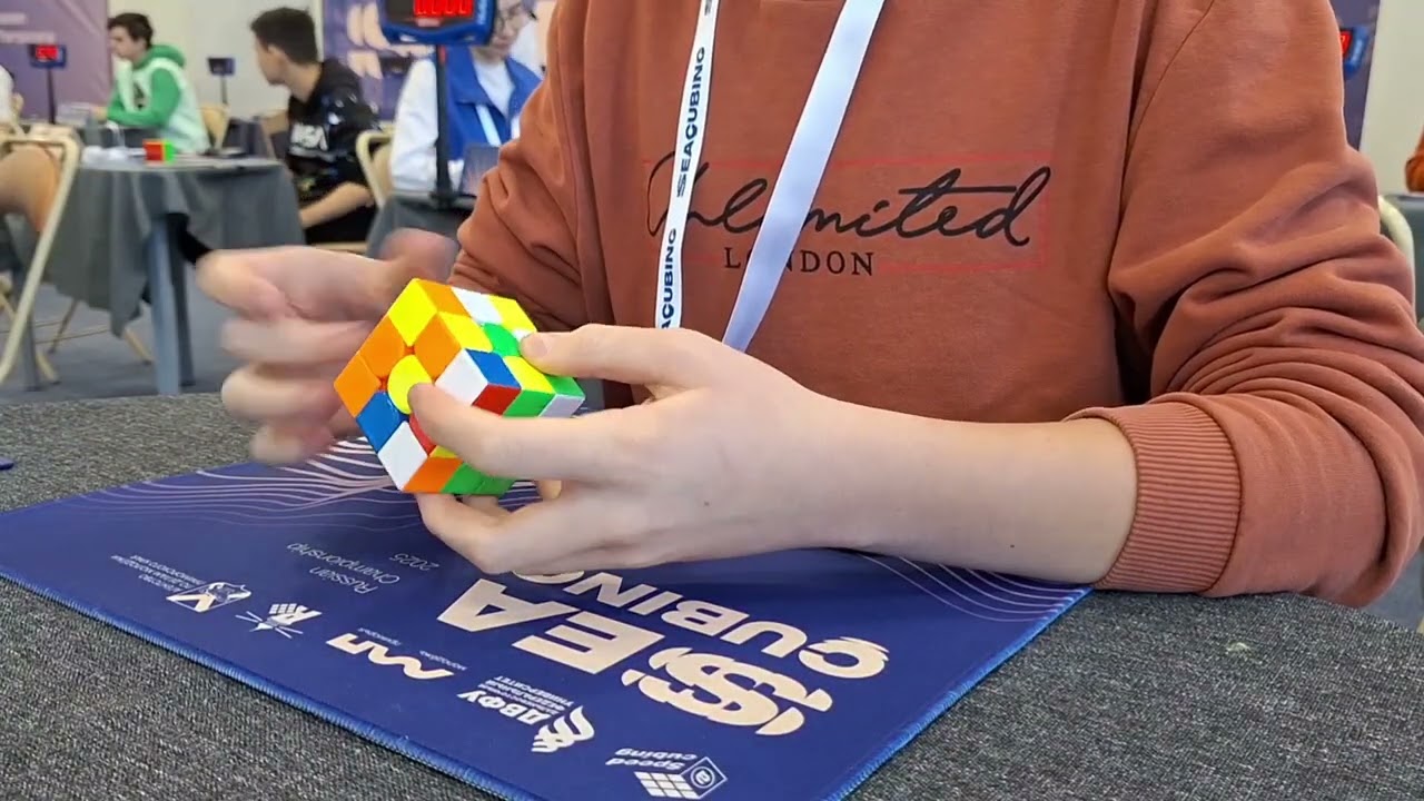 3x3 Ao5 10.04, Single 8.54 | SeaCubing Russian Championship 2025