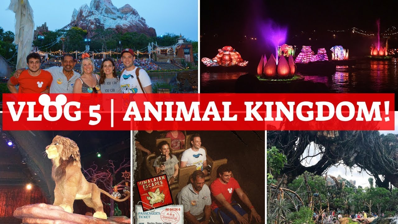 WALT DISNEY WORLD & UNIVERSAL 2018 VLOG 5 | Seeing Pandora & Rivers of Light at Animal Kingdom!